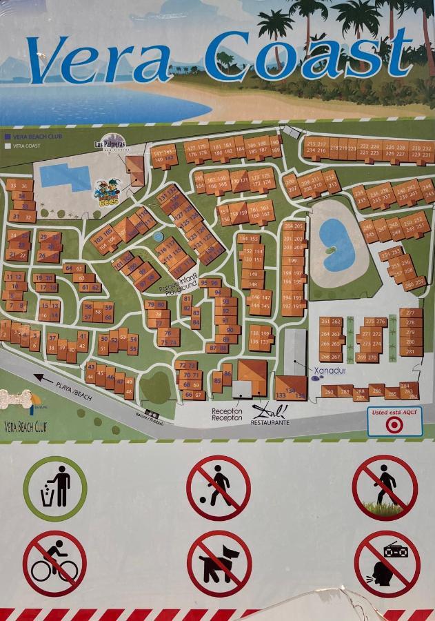 Apartamento Oasis Playas de Vera Esterno foto